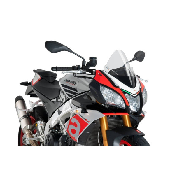 Puig Puig racing screen | clear | aprilia tuono 125 2017>current